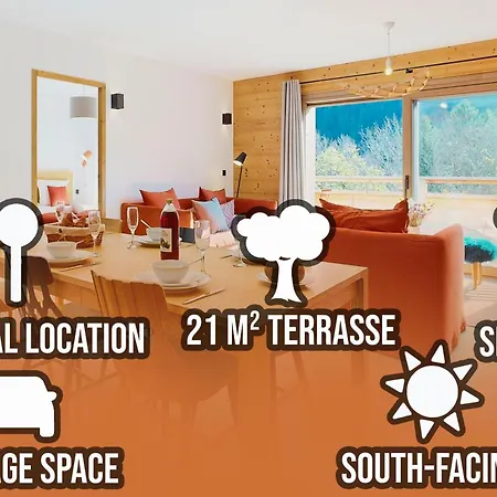 Evasion Alpine - Vue Imprenable & Confort Moderne Apartamento